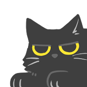 Black cat Shadow is moving รูปที่ 35