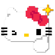 Sanrio characters อิโมจิ 8 bit ดุ๊กดิ๊ก