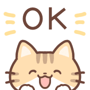 อิโมจิไลน์ Chiratto Cat emoji2