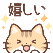 อิโมจิไลน์ Chiratto Cat emoji2