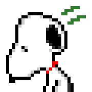 Snoopy อิโมจิดุ๊กดิ๊กพิกเซล รูปที่ 7
