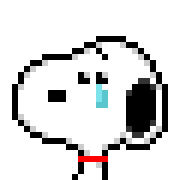 Snoopy อิโมจิดุ๊กดิ๊กพิกเซล รูปที่ 19