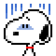Snoopy อิโมจิดุ๊กดิ๊กพิกเซล รูปที่ 27