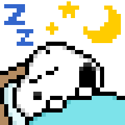 Snoopy อิโมจิดุ๊กดิ๊กพิกเซล รูปที่ 29