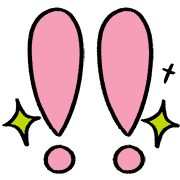 อิโมจิไลน์ Warm Cute Marshmallow Rabbit Emoji