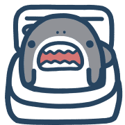 อิโมจิไลน์ Mr.Shark with friends! Animated Emoji