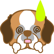 อิโมจิไลน์ dogEmoji(st,Bernard)1-toYvu-