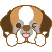 อิโมจิไลน์ dogEmoji(st,Bernard)1-toYvu-