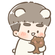 Chuchu & Bobo อิโมจิแอนิเมชัน กอดกันกลม รูปที่ 12