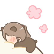 Chuchu & Bobo อิโมจิแอนิเมชัน กอดกันกลม รูปที่ 39