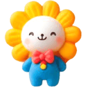 อิโมจิไลน์ Rabbit Colorful Emoji 5