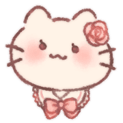 อิโมจิไลน์ Fluffy and cute and Cat Emoji 2