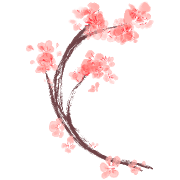 อิโมจิไลน์ cherry blossoms cute