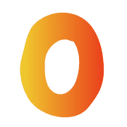 อิโมจิไลน์ Round Color gradient Letter Number emoji