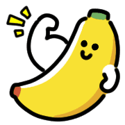 อิโมจิไลน์ Smiling Banana Animated Emoji