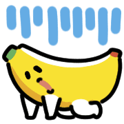 อิโมจิไลน์ Smiling Banana Animated Emoji