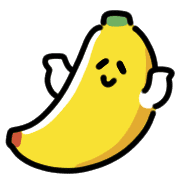 อิโมจิไลน์ Smiling Banana Animated Emoji