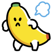 อิโมจิไลน์ Smiling Banana Animated Emoji