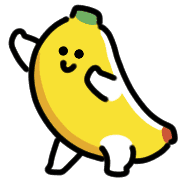 อิโมจิไลน์ Smiling Banana Animated Emoji