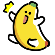 อิโมจิไลน์ Smiling Banana Animated Emoji