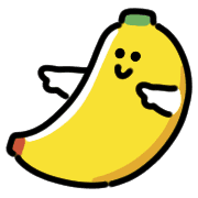 อิโมจิไลน์ Smiling Banana Animated Emoji