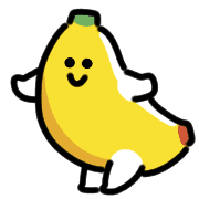 อิโมจิไลน์ Smiling Banana Animated Emoji