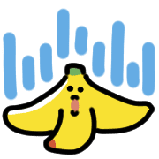 อิโมจิไลน์ Smiling Banana Animated Emoji