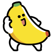 อิโมจิไลน์ Smiling Banana Animated Emoji