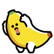 อิโมจิไลน์ Smiling Banana Animated Emoji