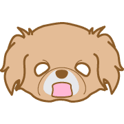 อิโมจิไลน์ Happydog-eve-Emoji -toYvu-