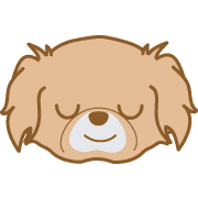 อิโมจิไลน์ Happydog-eve-Emoji -toYvu-