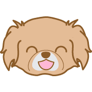 อิโมจิไลน์ Happydog-eve-Emoji -toYvu-