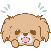 อิโมจิไลน์ Happydog-eve-Emoji -toYvu-