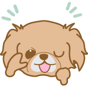 อิโมจิไลน์ Happydog-eve-Emoji -toYvu-