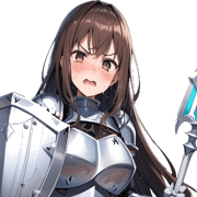 อิโมจิไลน์ Armor knight girls emoji