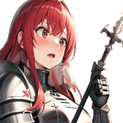 อิโมจิไลน์ Armor knight girls emoji