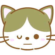 อิโมจิไลน์ catEmoji(bicolor)1-toYvu-