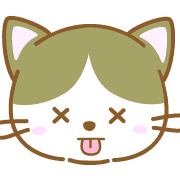 อิโมจิไลน์ catEmoji(bicolor)1-toYvu-