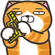 Lan Lan Cat อิโมจิแอนิเมชัน 9 รูปที่ 16