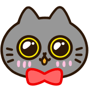 อิโมจิไลน์ Tango of a Black Cat Animated Emoji