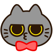 อิโมจิไลน์ Tango of a Black Cat Animated Emoji