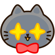 อิโมจิไลน์ Tango of a Black Cat Animated Emoji