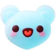อิโมจิไลน์ Gummy heart emoji