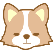 อิโมจิไลน์ DogEmoji(corgi)-toYvu-