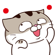 fat cat Ami animation emoji 2