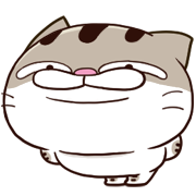 fat cat Ami animation emoji 2