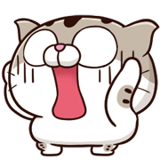 fat cat Ami animation emoji 2 รูปที่ 16