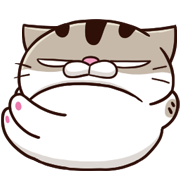 fat cat Ami animation emoji 2 รูปที่ 28