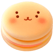 อิโมจิไลน์ Rabbit Pancake Emoji 12