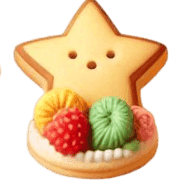อิโมจิไลน์ Dessert Cookie Emoji 11